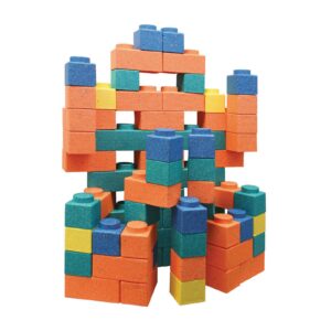 creativity street gorilla blocks extra large 66-piece building blocks set for kids and babies