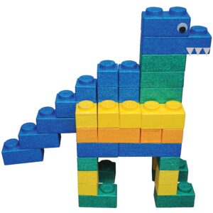 Creativity Street Gorilla Blocks Extra Large 66-Piece Building Blocks Set for Kids and Babies