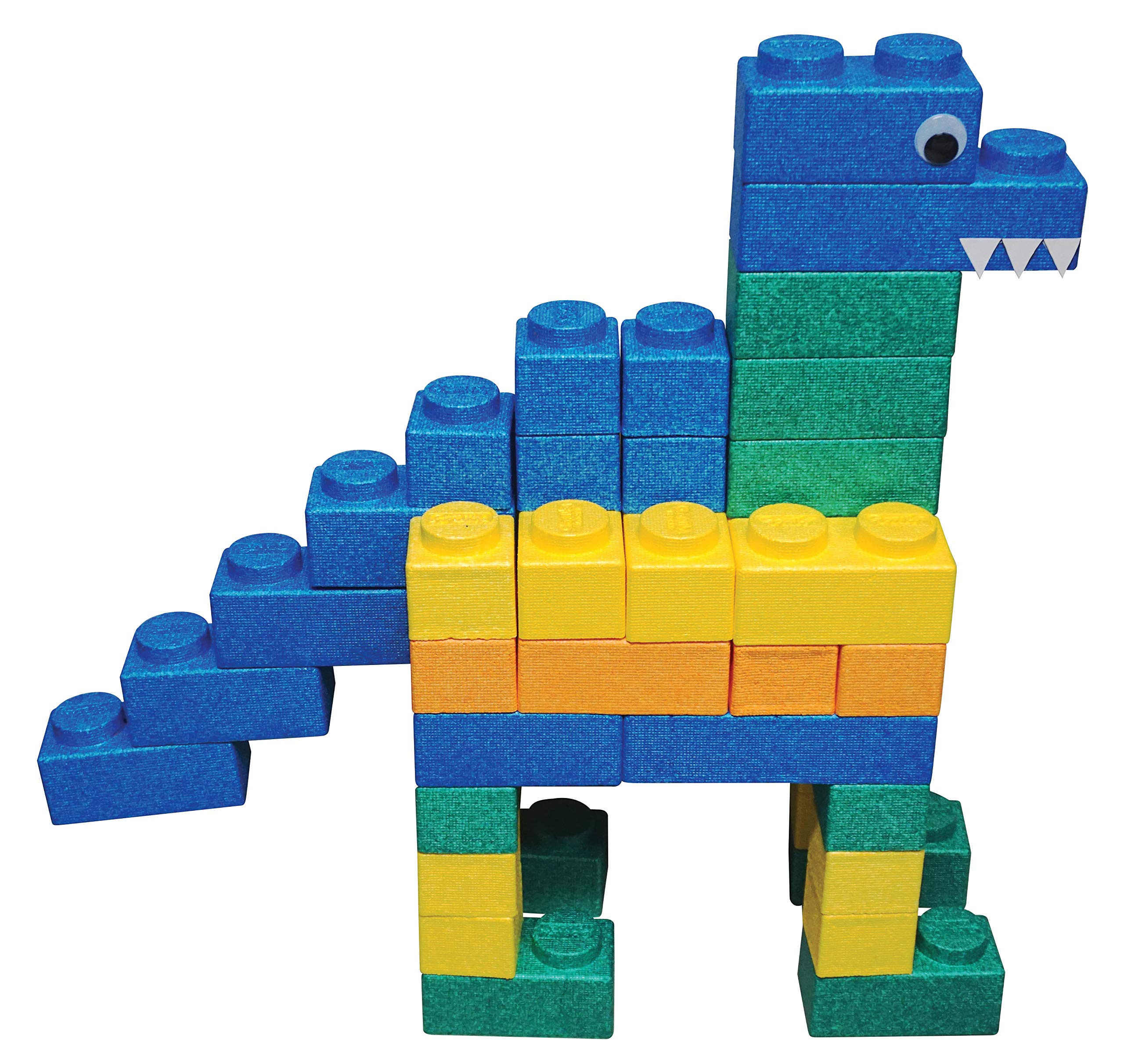 Creativity Street Gorilla Blocks Extra Large 66-Piece Building Blocks Set for Kids and Babies