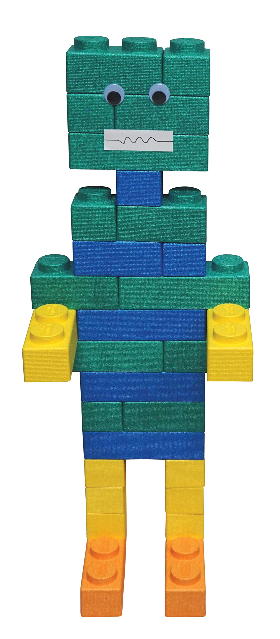 Creativity Street Gorilla Blocks Extra Large 66-Piece Building Blocks Set for Kids and Babies