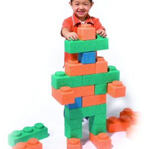 Creativity Street Gorilla Blocks Extra Large 66-Piece Building Blocks Set for Kids and Babies