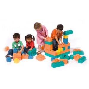 Creativity Street Gorilla Blocks Extra Large 66-Piece Building Blocks Set for Kids and Babies