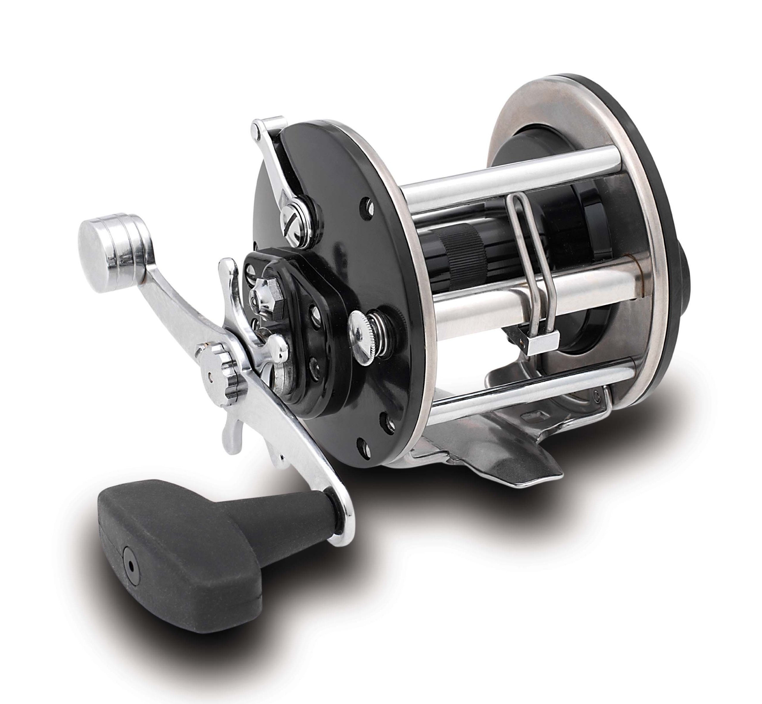 PENN General Purpose Level Wind Conventional Nearshore/Lake Fishing Reel, HT-100 Star Drag, max of 15lb | 6.8kg, Machined and Anodized Aluminum Spool with Bakelite Sideplates