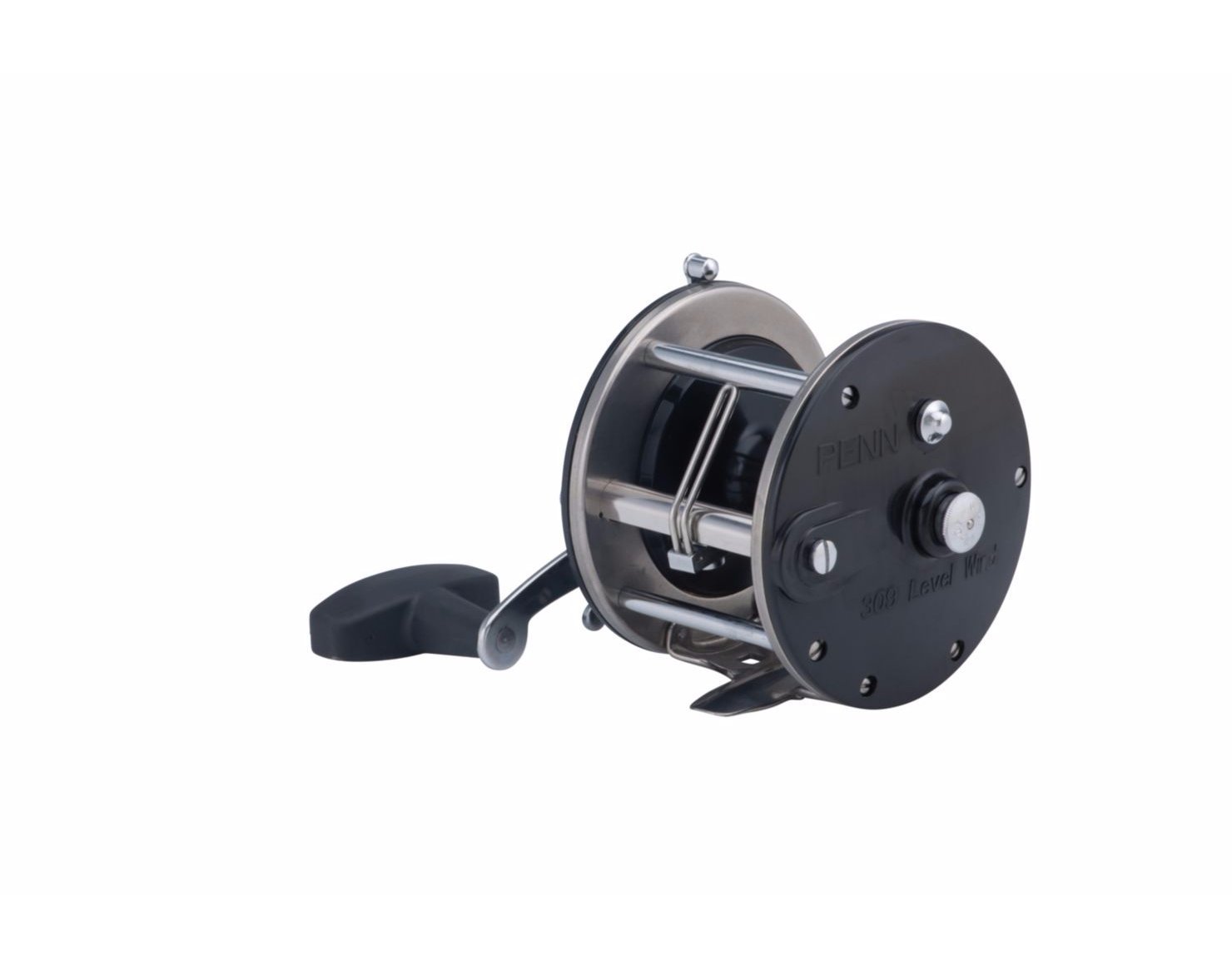 PENN General Purpose Level Wind Conventional Nearshore/Lake Fishing Reel, HT-100 Star Drag, max of 15lb | 6.8kg, Machined and Anodized Aluminum Spool with Bakelite Sideplates