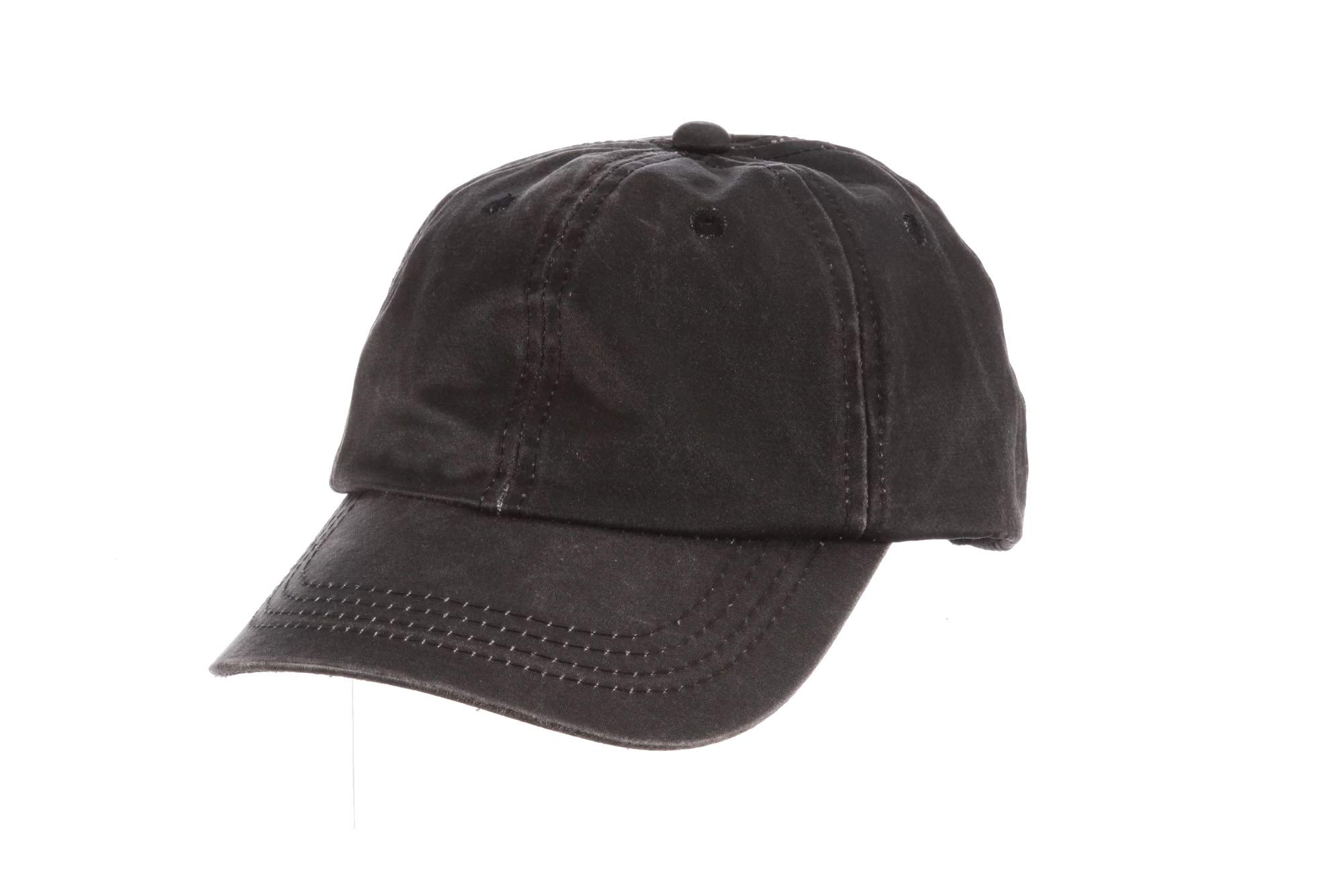 Dorfman Pacific Co. Men's Forever Weathered Cotton Cap, Black, One Size