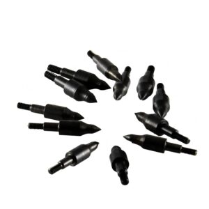 Excalibur Field Hunting Durable 11/32" Replacement Points for Crossbow Arrow Broadheads - 12 Pack, 150 Grain