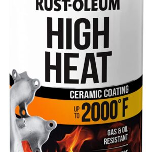 Rust-Oleum 248904 Automotive High Heat Spray Paint, 12 Ounce (Pack of 1), Flat Aluminum