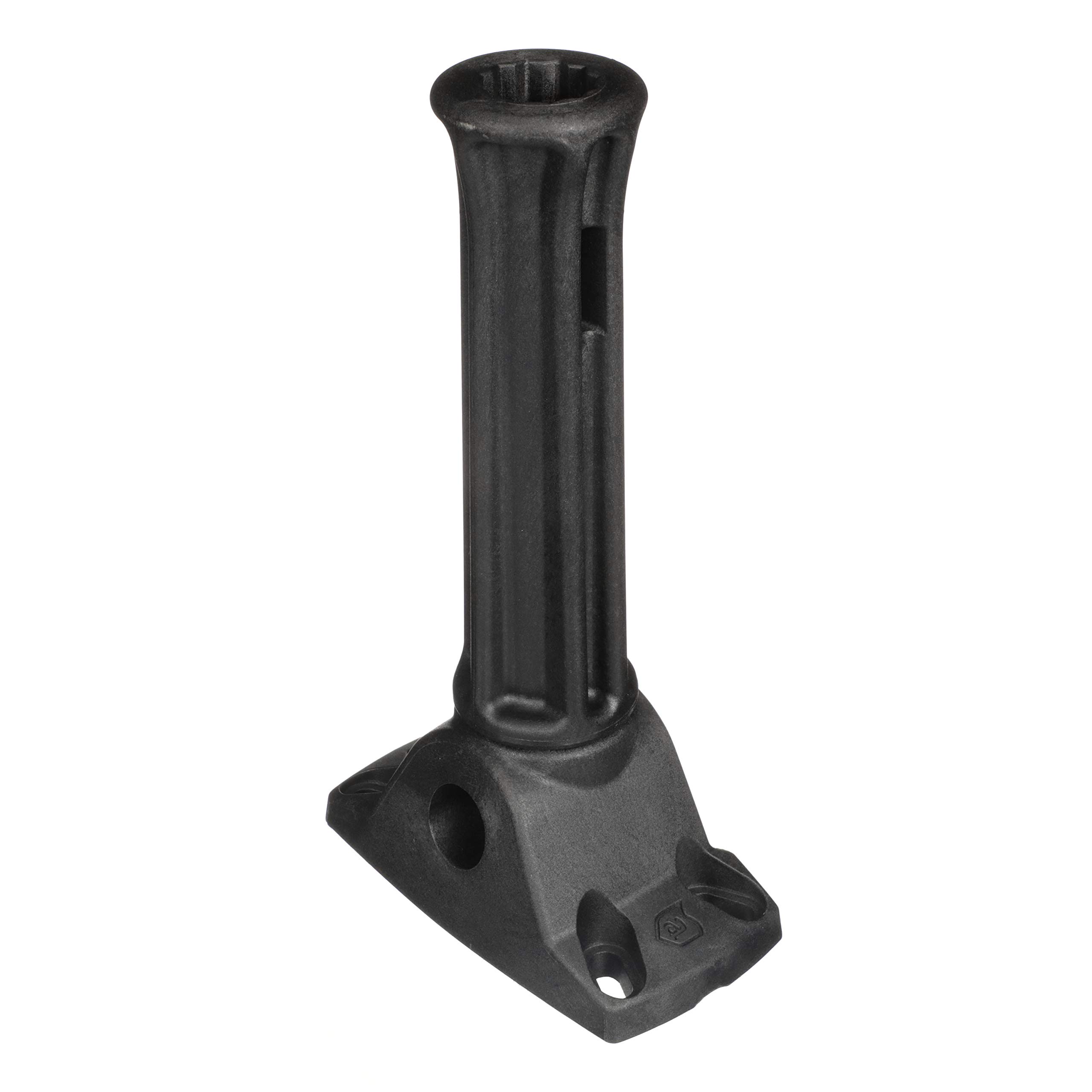 Attwood 5016-3 Heavy-Duty Rod Holder Extension, Black, Up to 6 Inches, Mounts to Round or Square 7/8 to 1 1/4-inch-Diameter Rail