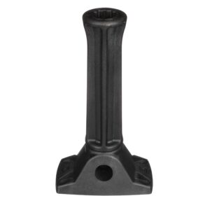 Attwood 5016-3 Heavy-Duty Rod Holder Extension, Black, Up to 6 Inches, Mounts to Round or Square 7/8 to 1 1/4-inch-Diameter Rail