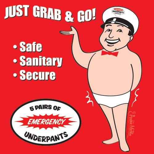 Accoutrements Emergency Underpants