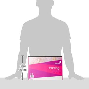 Silvine A3 Everyday Tracing Pad. 40 Sheets of Quality Lightweight Tracing Paper (63gsm) Ref A3T