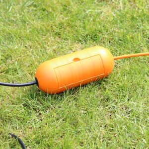 Masterplug SPTO-MS Splash-Proof Outdoor and Indoor Plug and Socket Cover, 21 x 8.5 cm, Orange