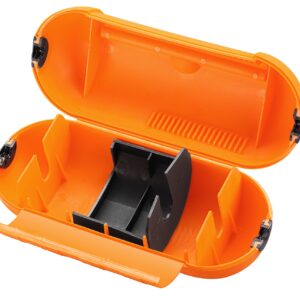 Masterplug SPTO-MS Splash-Proof Outdoor and Indoor Plug and Socket Cover, 21 x 8.5 cm, Orange