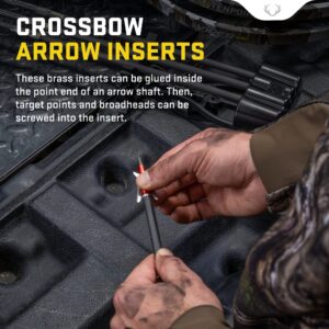 TenPoint Crossbow Arrow Insert, 297 Inside Diameter - Pack of 12 - Compatible with EVO-X Arrows