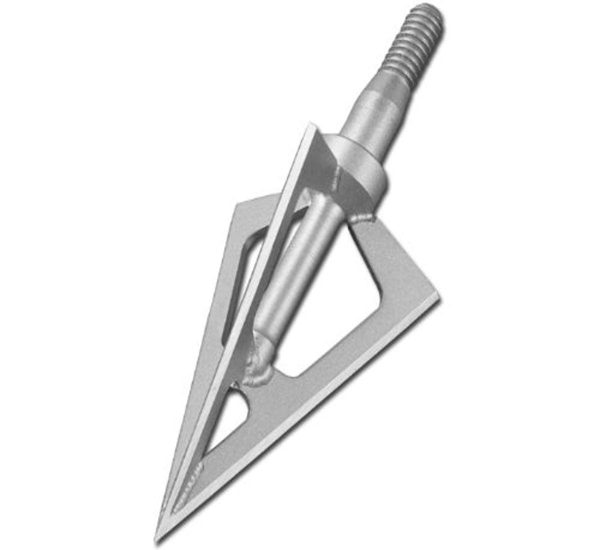 Snuffer SS Stainless Steel 3 Blade Arrow Broadhead (Pack of 3), 100-Grain