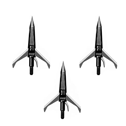 New Archery Products Spitfire Crossbow Mechanical Broadhead 3 Blade 1 1/2" Cutting Diameter 100 Grain Three Pack