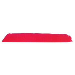 trueflight right wing full length feathers 100 pack - red