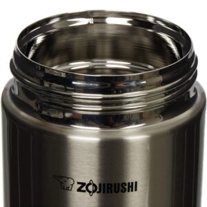 Zojirushi Steel Food Jar, 16.9-Ounce, Black/Stainless