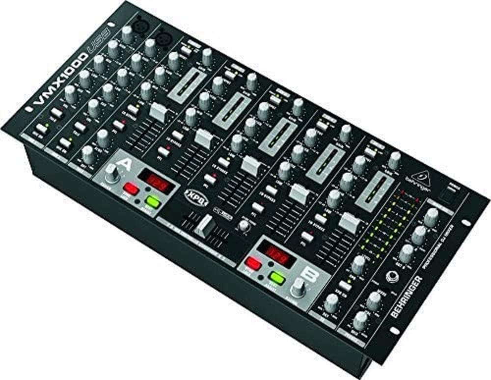 Behringer Pro Mixer VMX1000USB 5-channel DJ Mixer