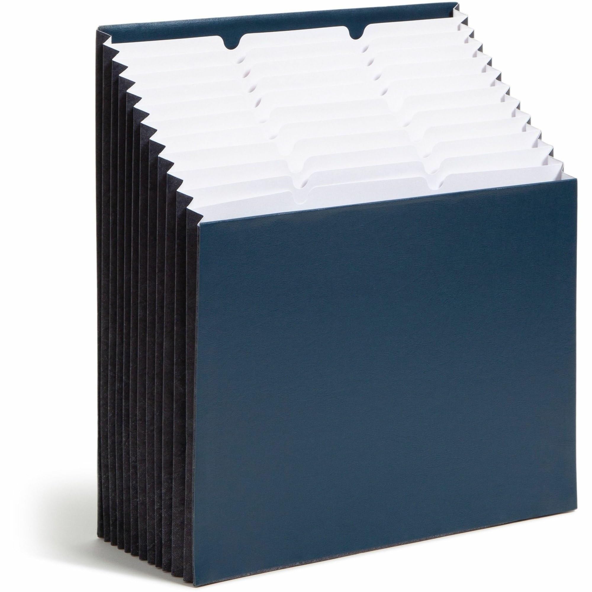 Smead Stadium File, 12 Pockets, Alphabetic/Monthly/Daily, Household/Blank Labels, Letter Size, Navy Blue (70211), 1.88 x 12.25 x 13.63 inches