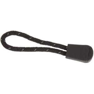 liberty mountain zip pull with reflective, pack of 3,black