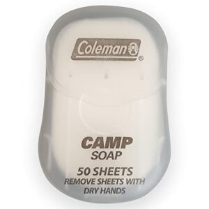 Coleman Camp Soap Sheets, Travel Soap Sheets - 50 count