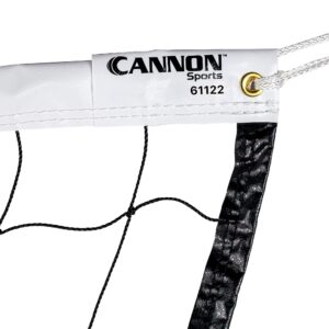 cannon sports volleyball net - outdoor/indoor - for recreational backyard, beach, & gymnasium play - 30 ft