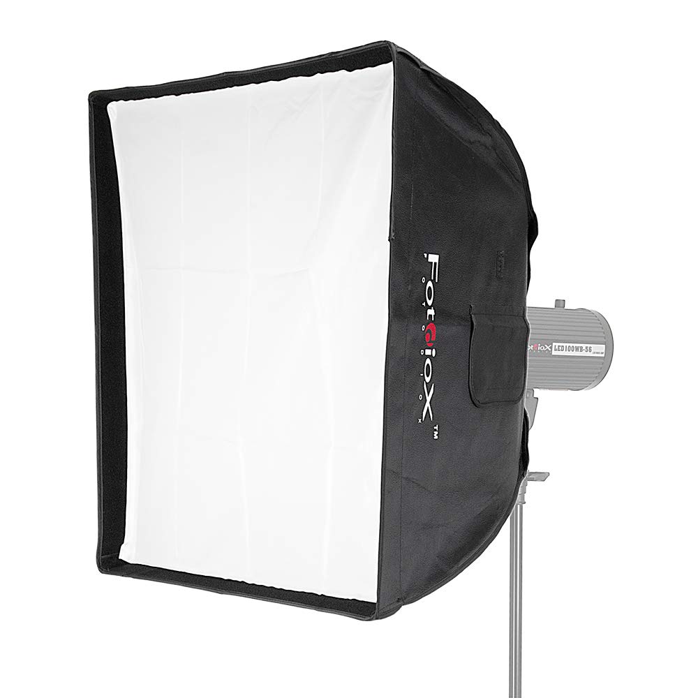 Fotodiox Pro Softbox, 24"x24" (24x24 in) with Speedring, for Bowens Gemini Standard, Classica Powerpack, R Series, Rx Series, and Pro Series Strobe Flash Light, Soft box, Speed Ring