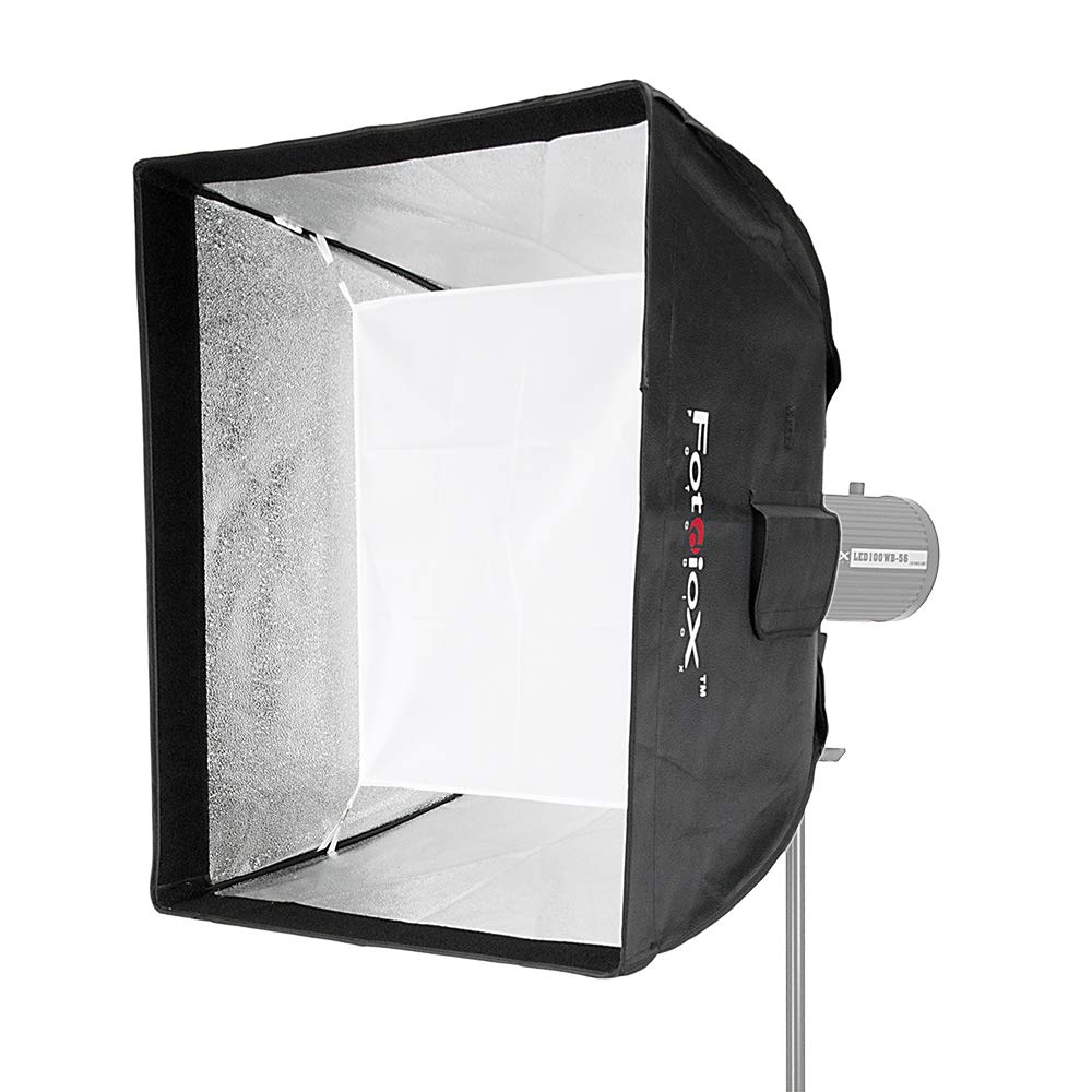 Fotodiox Pro Softbox, 24"x24" (24x24 in) with Speedring, for Bowens Gemini Standard, Classica Powerpack, R Series, Rx Series, and Pro Series Strobe Flash Light, Soft box, Speed Ring