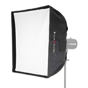 fotodiox pro softbox, 24"x24" (24x24 in) with speedring, for balcar, white lightning, lighting, x800, x1600, x3200 strobe flash light, soft box, speed ring