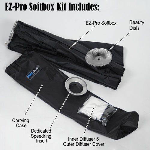 Fotodiox EZ-Pro 48in (120cm) Octagon Softbox - Quick Collapsible Softbox with Profoto Insert