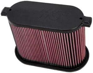 k&n engine air filter: increase power & towing, washable, premium, replacement air filter: compatible with 2008-2010 ford (f250 super duty, f350 super duty, f450 super duty, f550 super duty), e-0785