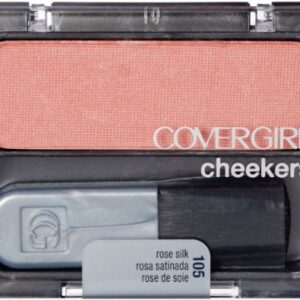 CoverGirl Cheekers Blush, Rose Silk 105, 0.12-Ounce (Pack of 3)