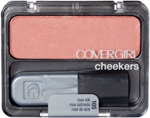 CoverGirl Cheekers Blush, Rose Silk 105, 0.12-Ounce (Pack of 3)