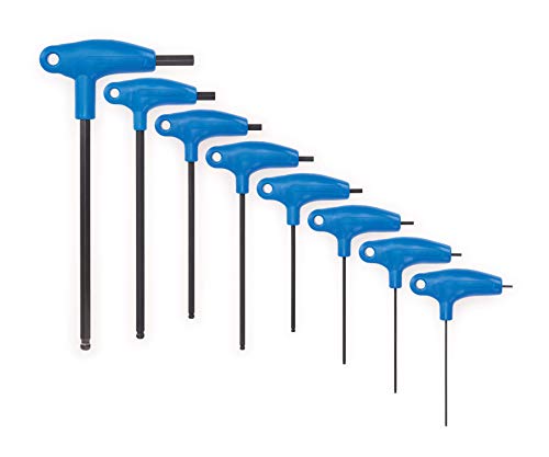 Park Tool PH-1.2 P-Handled Hex Wrench Set with Holder Tool, Blue