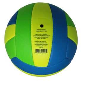 Faittd Beach Toys by Green Room Sport Design Classic Volleyball (deflated), Assorted neon ColorsF