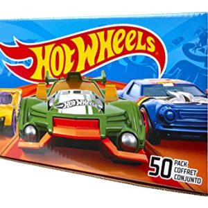 Hot Wheels Toy Trucks & Cars, 50-Pack, Set of 50 1:64 Scale Individually Packaged Vehicles, Instant Collection (Styles May Vary) (Amazon Exclusive)