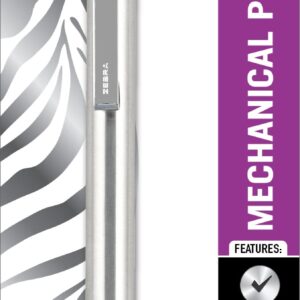 Zebra Pen M-701 Mechanical Pencil, Stainless Steel Barrel, Medium Point, 0.7mm, 1-Pack