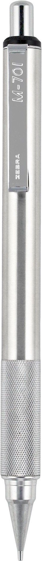 Zebra Pen M-701 Mechanical Pencil, Stainless Steel Barrel, Medium Point, 0.7mm, 1-Pack