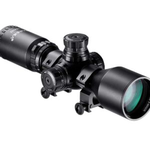 BARSKA 3-9x42 Contour Riflescope IR Mil-Dot Riflescope , Black