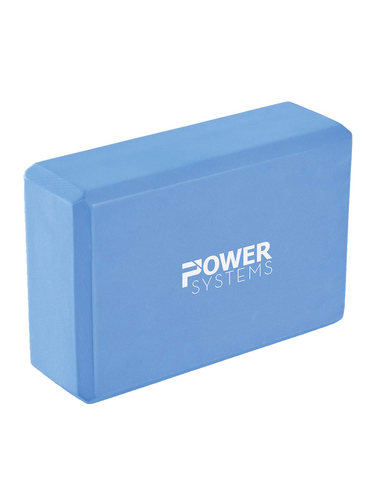 Power Systems Foam Yoga Block, 9 x 6 x 3 Inches, Blue, (83360)