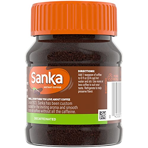 Sanka Decaf Instant Coffee (12 ct Pack, 2 oz Jars)