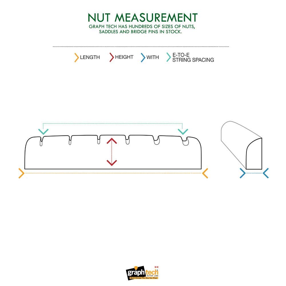 Model 6010-00 Nut Slotted L43.53mm - TUSQ XL