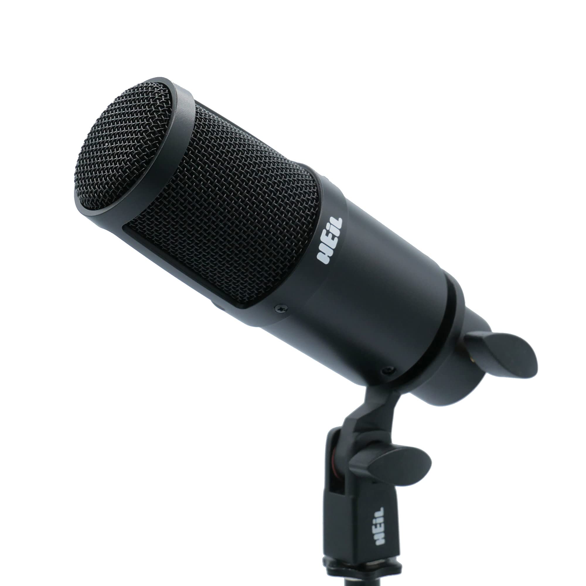 Heil PR 30 Dynamic XLR-Microphone for Video Podcast, Live Sound, Instrumentals, Recording, and Broadcast, Wide Frequency Response, Smooth Sound, Superior Rear Noise Rejection - Black