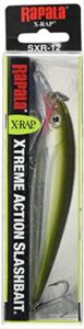 rapala x-rap saltwater 14 fishing lure, 5.5-inch, olive green