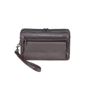 Scully Men's Vinnie Personal Organizer Bag Brown One Size