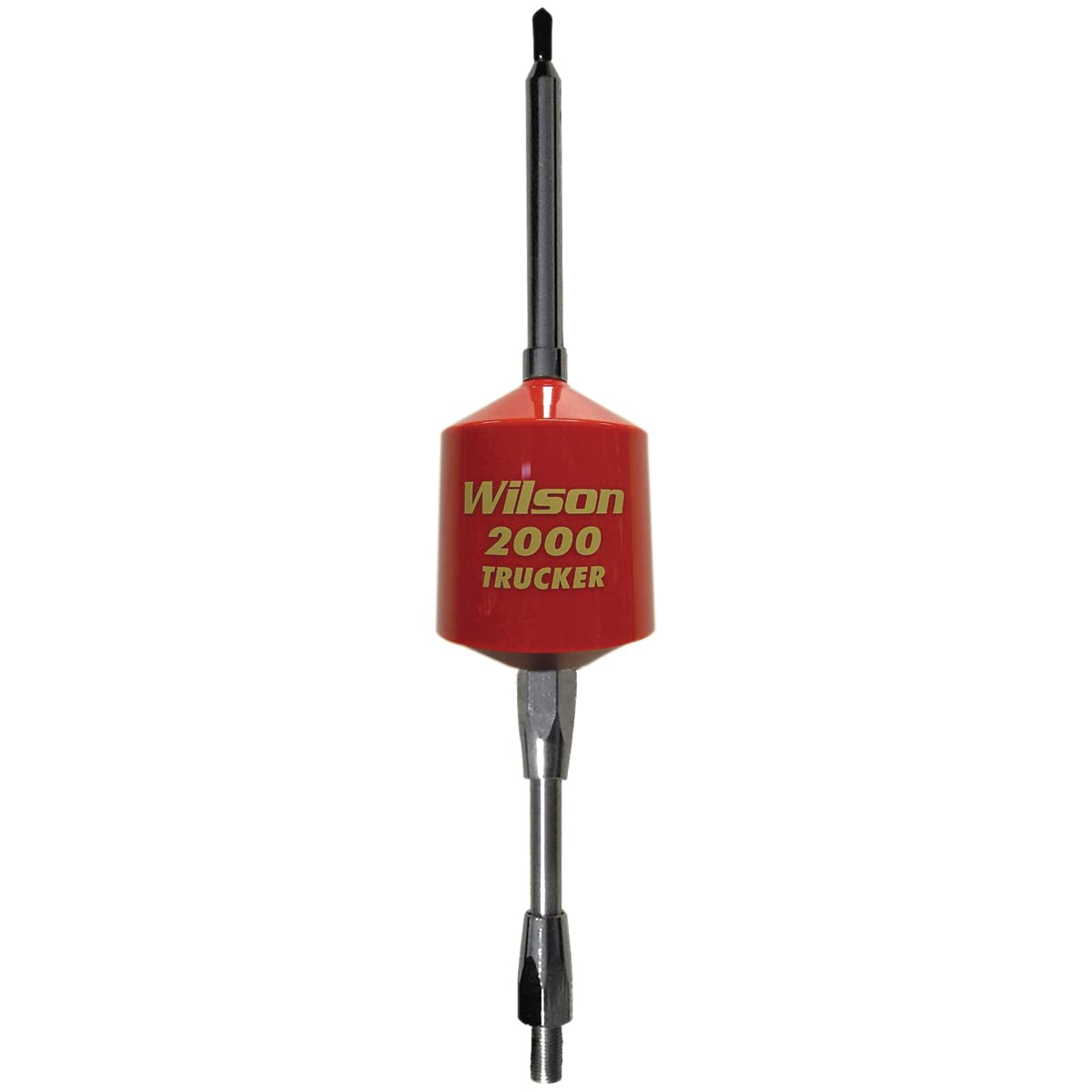 Wilson Antenna 305-493 T2000 Series Red Mobile CB Trucker Antenna with 5" Shaft, AM|FM Ready CB Radio Antenna