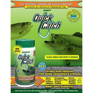 weiser outdoors quick catch all purpose granular fish attractant-22 oz. bottle