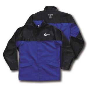 Combo Weld Jkt, Royal/Blk, Ctn/Leather, XL