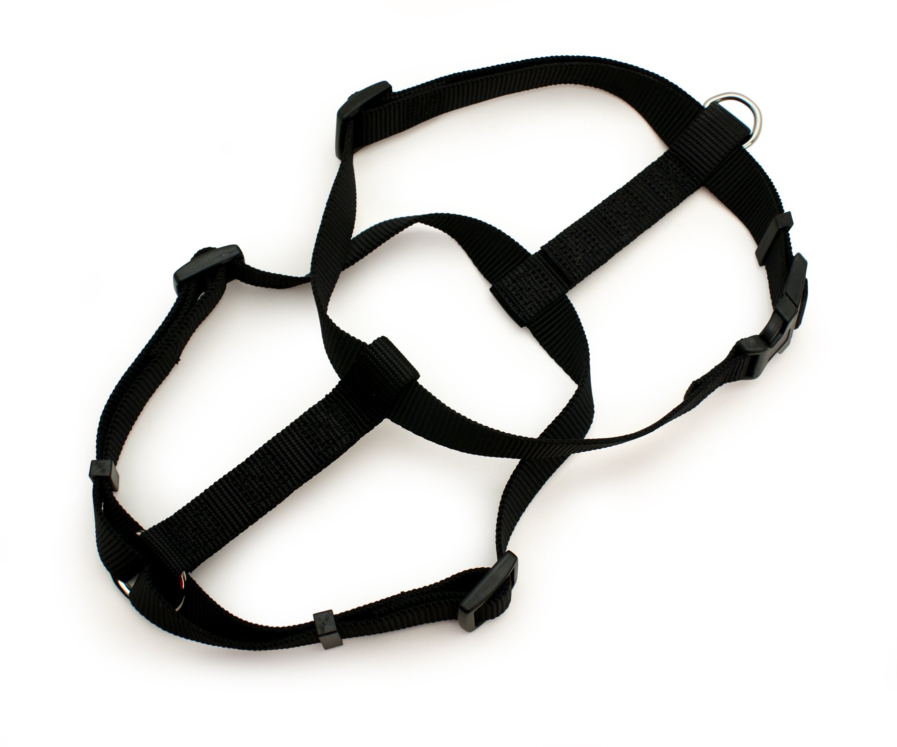 Aspen Pet Nylon Harness, Black, 3/8" x 8-14"